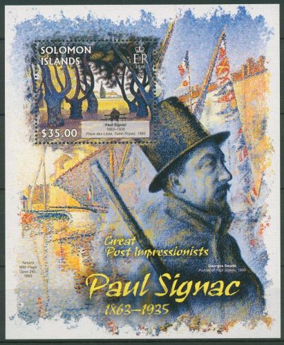 Salomonen 2013 Gemälde von Paul Signac Block 147 postfrisch (C41322)