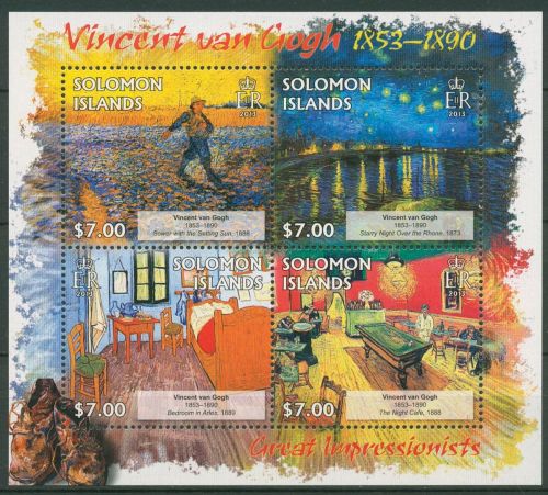 Salomonen 2013 Gemälde von Vincent van Gogh 1746/49 K postfrisch (C41327)