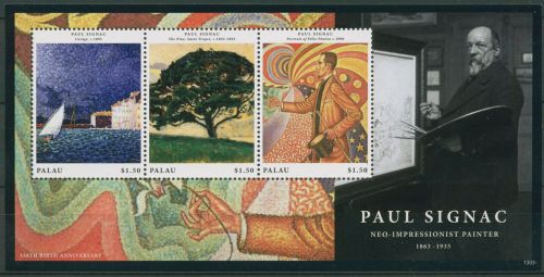 Palau 2013 Gemälde von Paul Signac 3269/71 K postfrisch (C41374)