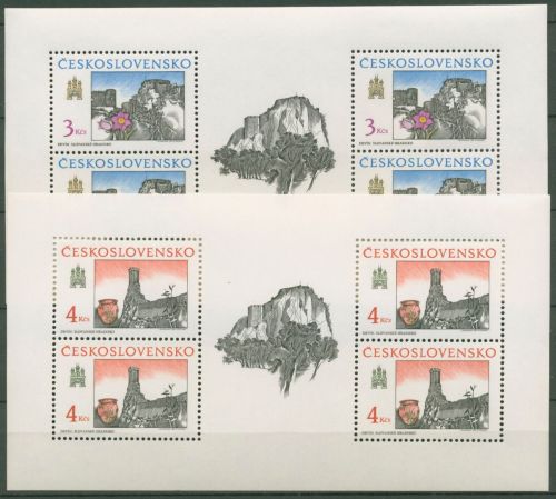 Tschechoslowakei 1989 Historische Motive Bratislava 3022/23 K postfrisch(C62812)