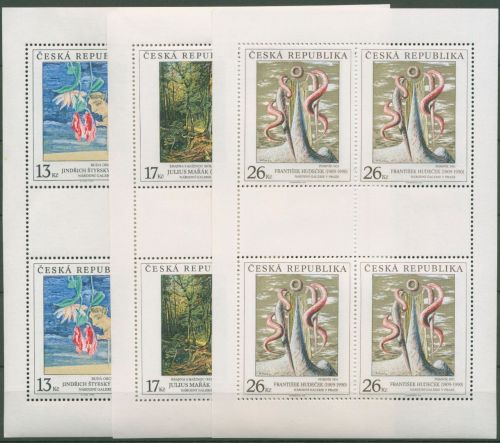 Tschechische Republik 1999 Gemälde 236/38 K postfrisch (C62770)