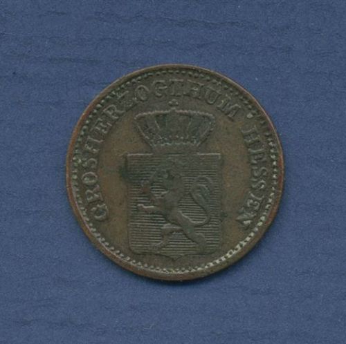 Hessen-Darmstadt 1 Pfennig 1859, Ludwig III., J 55, ss (m6677)