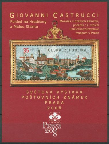 Tschechische Republik 2006 PRAGA Mosaik Block 25 postfrisch (C63996)
