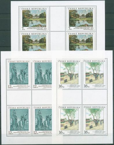 Tschechische Republik 1997 Gemälde 161/63 K postfrisch (C64014)
