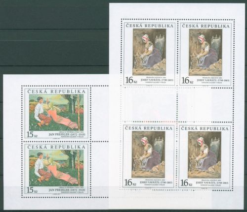 Tschechische Republik 1998 Gemälde 201/02 K postfrisch (C64016)