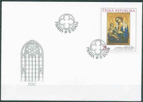 Tschechische Republik 2006 Kunst Madonna 461 FDC (X62098)