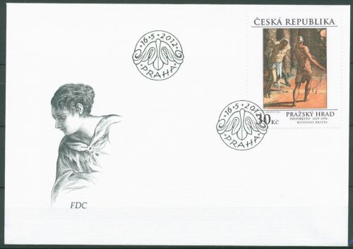 Tschechische Republik 2012 Prager Burg Gemälde 720 FDC (X62108)