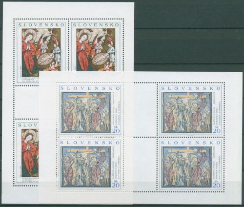 Slowakei 2000 Kunst Gemälde 381/82 K postfrisch (C64071)