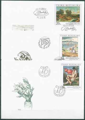 Tschechische Republik 2004 Gemälde 416/18 FDC (X62120)