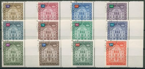 Liechtenstein 1976 Dienstmarken Regierungsgebäude D 57/68 SR re. gestempelt