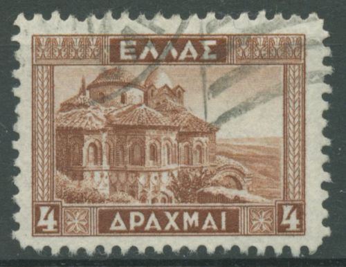 Griechenland 1935 Kirche Pantanassa 373 gestempelt