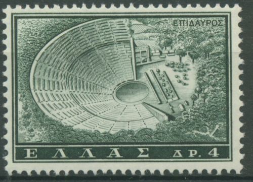 Griechenland 1961 Tourismus Theater in Epidauros 757 postfrisch