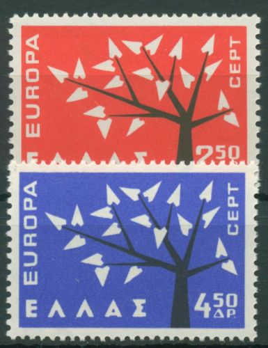 Griechenland 1962 Europa CEPT Bäume 796/97 postfrisch