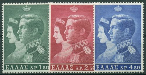 Griechenland 1964 König Konstantin & Prinzessin Anne-Marie 860/62 postfrisch