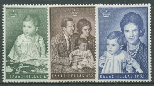 Griechenland 1966 Königsfamilie Thronfolgerin Alexia 933/35 postfrisch