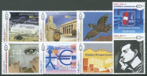 Griechenland 2009 Jahrestage Ereignisse 2503/10 postfrisch