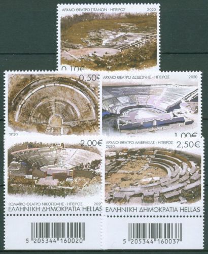 Griechenland 2020 Bauwerke Antike Theater 3072/76 postfrisch