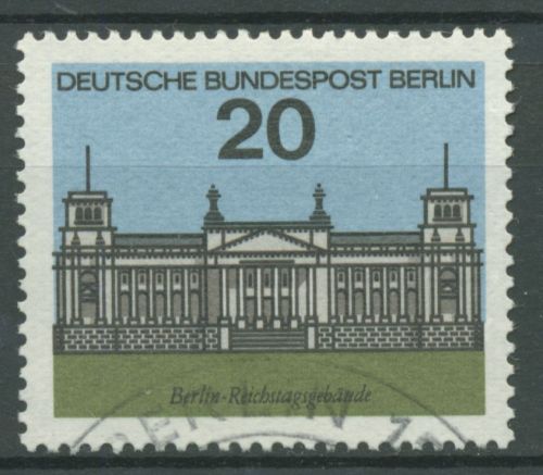 Berlin 1964 Bundeshauptstädte Berliner Reichstag 236 gestempelt
