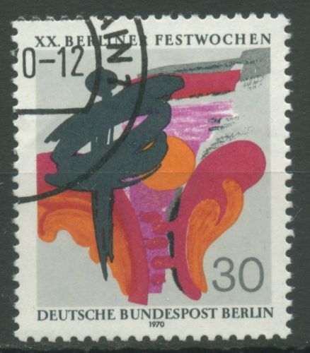 Berlin 1970 Berliner Festwochen 372 gestempelt