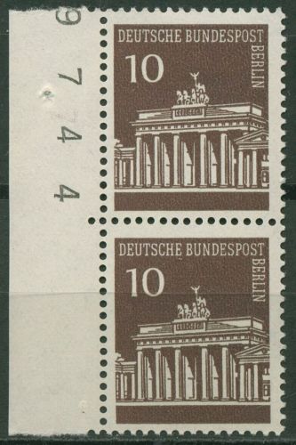 Berlin 1966 Brandenburger Tor mit Bogen-Nummer 286 Bg.-Nr. postfrisch