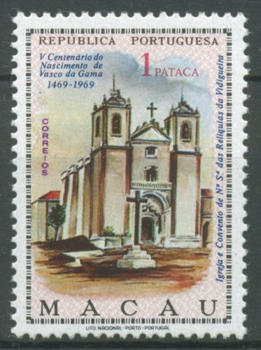 Macau 1969 Vasco da Gama Kirche 446 postfrisch