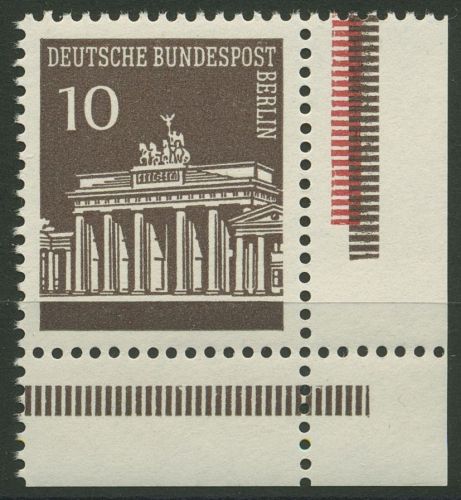 Berlin 1966 Brandenburger Tor Ecke aus MHB 286 ER 6.4 aus MHB postfrisch