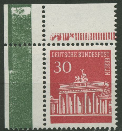 Berlin 1966 Brandenburger Tor Ecke aus MHB 288 ER 5.1 aus MHB postfrisch