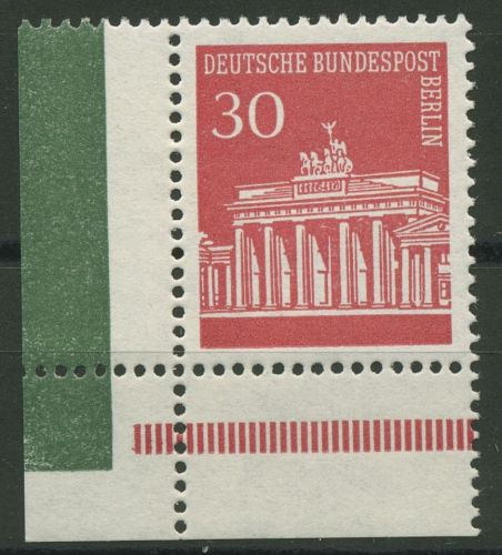Berlin 1966 Brandenburger Tor Ecke aus MHB 288 ER 5.3 aus MHB postfrisch