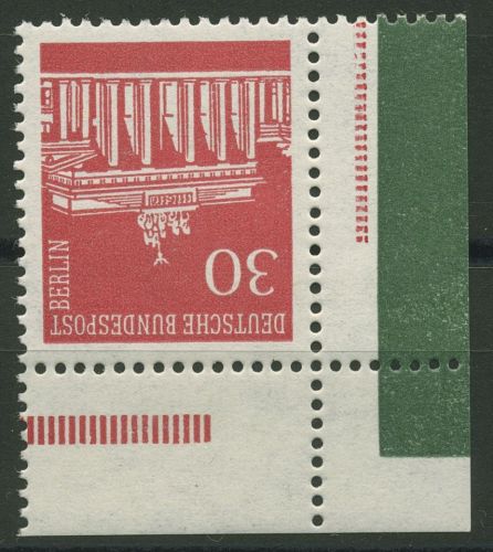 Berlin 1966 Brandenburger Tor Ecke aus MHB 288 ER 5.4 aus MHB postfrisch