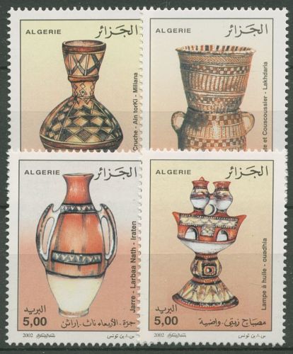 Algerien 2002 Töpferei Krug Öllampe Kanne 1374/77 postfrisch