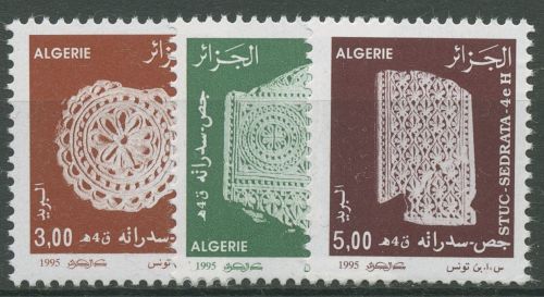 Algerien 1995 Stuckarbeiten aus der Ruinenstadt Sedrata 1132/34 postfrisch
