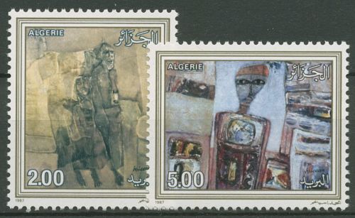 Algerien 1987 Gemälde aus dem Nationalmuseum 928/29 postfrisch