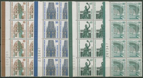 Berlin 1987 SWK mit Bogen-Nummer 793/96 8er-Block Bg.-Nr. postfrisch