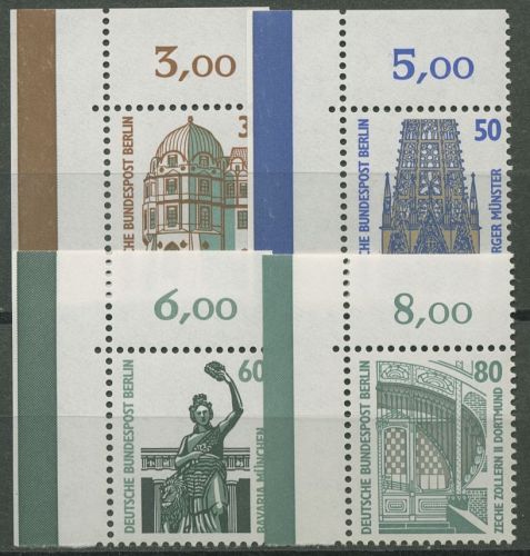 Berlin 1987 Sehenswürdigkeiten SWK 793/96 Ecke 1 postfrisch