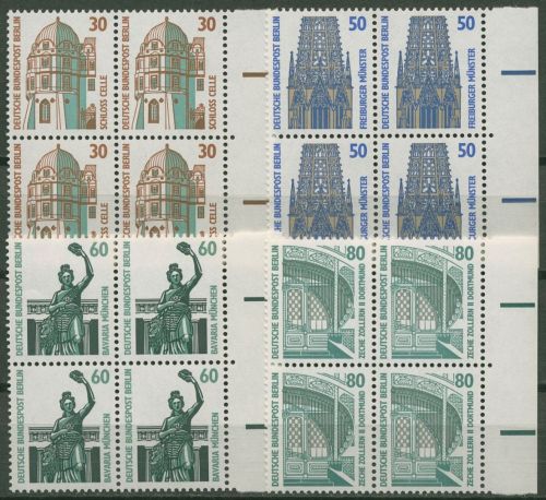 Berlin 1987 Sehenswürdigkeiten SWK 793/96 4er-Block SR re. postfrisch
