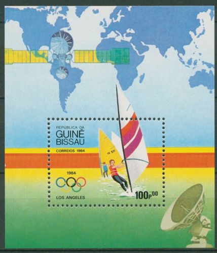 Guinea-Bissau 1984 Olympische Spiele Los Angeles Block 260 postfrisch (C41524)