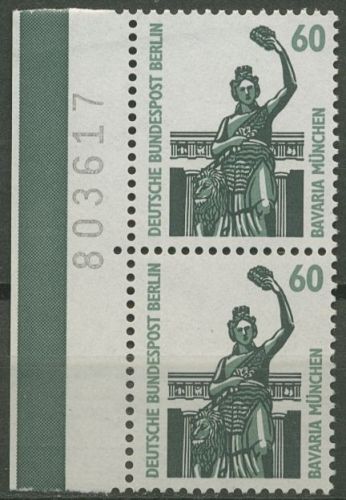 Berlin 1987 SWK mit Bogen-Nummer 795 Paar mit Bg.-Nr. postfrisch