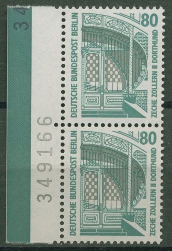 Berlin 1987 SWK mit Bogen-Nummer 796 Paar mit Bg.-Nr. postfrisch