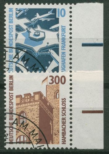 Berlin 1988 Sehenswürdigkeiten SWK 798/99 SR re. gestempelt