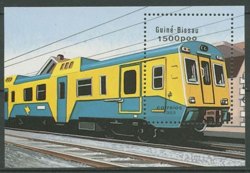 Guinea-Bissau 1989 Eisenbahn Block 276 postfrisch (C41527)