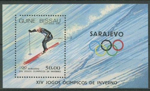 Guinea-Bissau 1983 Olympische Spiele Sarajevo Block 255 postfrisch (C41528)