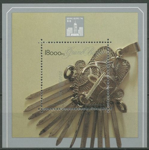 Guinea-Bissau 1993 HONG KONG Schmuck Block 293 postfrisch (C41533)