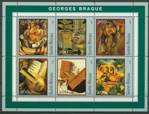 Guinea-Bissau 2001 Gemälde von Georges Braque 1600/05 K postfrisch (C41554)