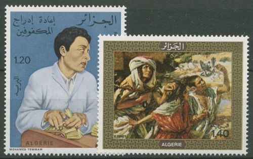 Algerien 1976 Eingliederung Blinder in die Gesellschaft 687/88 postfrisch