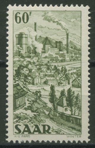 Saarland 1949 Grube Reden mit Umgebung 287 postfrisch