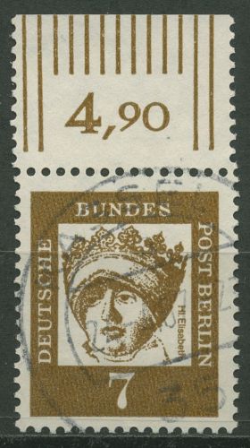 Berlin 1961 Bedeutende Deutsche mit Oberrand 200 OR gestempelt