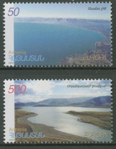 Armenien 2001 Europa CEPT Lebensspender Wasser Sewansee 431/32 postfrisch