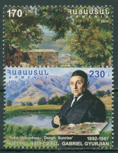 Armenien 2017 Kunst Gemälde Anwesen in Nork 1017/18 postfrisch