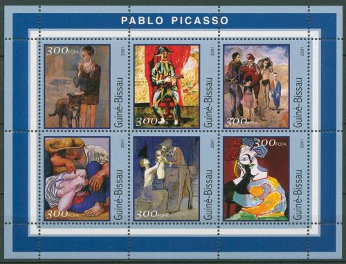 Guinea-Bissau 2001 Gemälde von Pablo Picasso 1618/23 K postfrisch (C41593)