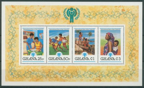 Ghana 1980 Internationales Jahr des Kindes Block 81 A postfrisch (C28648)